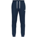 JAKO Joggingbroek One Cotton 8401 in marine, zachte en ademende katoenen joggingbroek met elastische tailleband en zijzakken, ideaal voor sport, ontspanning en dagelijks gebruik. JAKO Teamline One