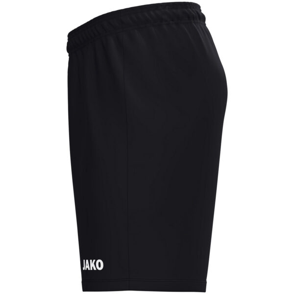 8500_800_P02 JAKO Trainingsshort One 8500 in zwart, sportieve short zonder binnenbroekje met elastische tailleband en optimale bewegingsvrijheid, ideaal voor training en actieve dagen. JAKO Teamline One