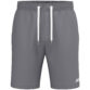 JAKO Joggingshort One Cotton 8501 in grijs, comfortabele katoenen short met elastische tailleband en steekzakken, ideaal voor sport, training en casual gebruik. JAKO Teamline One