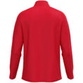 JAKO Ziptop One 8600 in rood, sportieve ziptop van gerecycled polyester met zachte microfleece binnenkant, ideaal voor training, warming-up en vrije tijd. JAKO Teamline One