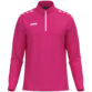 JAKO Ziptop One 8600 in deep pink, sportieve ziptop van gerecycled polyester met zachte microfleece binnenkant, ideaal voor training, warming-up en vrije tijd. JAKO Teamline One