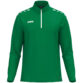 JAKO Ziptop One 8600 in sportgroen, sportieve ziptop van gerecycled polyester met zachte microfleece binnenkant, ideaal voor training, warming-up en vrije tijd. JAKO Teamline One