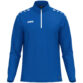 JAKO Ziptop One 8600 in royal, sportieve ziptop van gerecycled polyester met zachte microfleece binnenkant, ideaal voor training, warming-up en vrije tijd. JAKO Teamline One