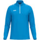 JAKO Ziptop One 8600 in JAKO blauw, sportieve ziptop van gerecycled polyester met zachte microfleece binnenkant, ideaal voor training, warming-up en vrije tijd. JAKO Teamline One