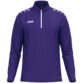 JAKO Ziptop One 8600 in Paars, sportieve ziptop van gerecycled polyester met zachte microfleece binnenkant, ideaal voor training, warming-up en vrije tijd. JAKO Teamline One