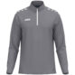 JAKO Ziptop One 8600 in grijs, sportieve ziptop van gerecycled polyester met zachte microfleece binnenkant, ideaal voor training, warming-up en vrije tijd. JAKO Teamline One