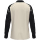 JAKO Ziptop Sonic 8626 in off white en zwart, sportieve ziptop van gerecycled polyester met zachte microfleece binnenkant, ideaal voor training, warming-up en vrije tijd. JAKO Teamline Sonic