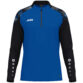 JAKO Ziptop Sonic 8626 in royal blauw en zwart, sportieve ziptop van gerecycled polyester met zachte microfleece binnenkant, ideaal voor training, warming-up en vrije tijd. JAKO Teamline Sonic