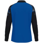 JAKO Ziptop Sonic 8626 in royal blauw en zwart, sportieve ziptop van gerecycled polyester met zachte microfleece binnenkant, ideaal voor training, warming-up en vrije tijd. JAKO Teamline Sonic
