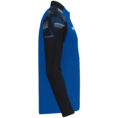 JAKO Ziptop Sonic 8626 in royal blauw en zwart, sportieve ziptop van gerecycled polyester met zachte microfleece binnenkant, ideaal voor training, warming-up en vrije tijd. JAKO Teamline Sonic