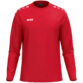 JAKO Sweater One 8800 in rood, sportieve sweater van gerecycled polyester met zachte microfleece binnenkant, ideaal voor training, warming-up en dagelijks gebruik. JAKO Teamline One