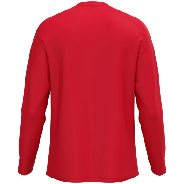 8800_100_P01 JAKO Sweater One 8800 in rood, sportieve sweater van gerecycled polyester met zachte microfleece binnenkant, ideaal voor training, warming-up en dagelijks gebruik. JAKO Teamline One