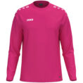 JAKO Sweater One 8800 in deep pink, sportieve sweater van gerecycled polyester met zachte microfleece binnenkant, ideaal voor training, warming-up en dagelijks gebruik. JAKO Teamline One