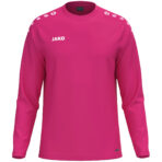 JAKO Sweater One 8800 in deep pink, sportieve sweater van gerecycled polyester met zachte microfleece binnenkant, ideaal voor training, warming-up en dagelijks gebruik. JAKO Teamline One