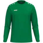 JAKO Sweater One 8800 in Sportgroen, sportieve sweater van gerecycled polyester met zachte microfleece binnenkant, ideaal voor training, warming-up en dagelijks gebruik. JAKO Teamline One