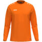 JAKO Sweater One 8800 in oranje, sportieve sweater van gerecycled polyester met zachte microfleece binnenkant, ideaal voor training, warming-up en dagelijks gebruik. JAKO Teamline One