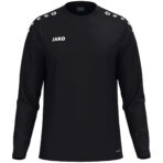 JAKO Sweater One 8800 in Zwart, sportieve sweater van gerecycled polyester met zachte microfleece binnenkant, ideaal voor training, warming-up en dagelijks gebruik. JAKO Teamline One