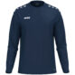 JAKO Sweater One 8800 in Marine, sportieve sweater van gerecycled polyester met zachte microfleece binnenkant, ideaal voor training, warming-up en dagelijks gebruik. JAKO Teamline One