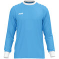 JAKO Keepershirt One 8900 in JAKO Blauw, sportief keepersshirt van gerecycled polyester, licht, ademend en slijtvast, met contrasterende ribkraag en mouwuiteinden, perfect voor training en wedstrijden. JAKO Teamline One. JAKO Keeperskleding