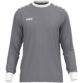 JAKO Keepershirt One 8900 in Grijs, sportief keepersshirt van gerecycled polyester, licht, ademend en slijtvast, met contrasterende ribkraag en mouwuiteinden, perfect voor training en wedstrijden. JAKO Teamline One. JAKO Keeperskleding
