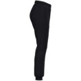 JAKO Polyesterbroek One Dames 9200D in zwart, sportieve en functionele broek van gerecycled polyester voor dames, met ritssluiting aan de pijpen en praktische zijzakken, ideaal voor training en vrije tijd. JAKO Teamline One
