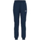 JAKO Polyesterbroek One Dames 9200D in marine, sportieve en functionele broek van gerecycled polyester voor dames, met ritssluiting aan de pijpen en praktische zijzakken, ideaal voor training en vrije tijd. JAKO Teamline One