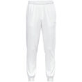 JAKO Polyesterbroek One 9200 in wit, sportieve en comfortabele broek van gerecycled polyester, met ritssluiting aan de pijpen en praktische zijzakken, ideaal voor training en dagelijks gebruik. JAKO Teamline One