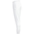 JAKO Polyesterbroek One 9200 in wit, sportieve en comfortabele broek van gerecycled polyester, met ritssluiting aan de pijpen en praktische zijzakken, ideaal voor training en dagelijks gebruik. JAKO Teamline One