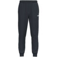 JAKO Polyesterbroek One 9200 in antraciet, sportieve en comfortabele broek van gerecycled polyester, met ritssluiting aan de pijpen en praktische zijzakken, ideaal voor training en dagelijks gebruik. JAKO Teamline One