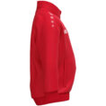 JAKO Polyestervest One Bambini 9300B in rood, sportief en functioneel polyestervest voor kinderen, gemaakt van gerecycled materiaal, met ribboorden en praktische zijzakken, ideaal voor training, vrije tijd en dagelijks gebruik. JAKO Teamline One