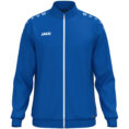 JAKO Polyestervest One 9300 in royal, sportieve en functionele polyesterjas van gerecycled materiaal, met ribboorden en zijzakken, ideaal voor training, vrije tijd en dagelijks gebruik. JAKO Teamline One