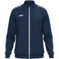 JAKO Polyestervest One 9300 in Marine, sportieve en functionele polyesterjas van gerecycled materiaal, met ribboorden en zijzakken, ideaal voor training, vrije tijd en dagelijks gebruik. JAKO Teamline One