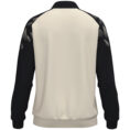 JAKO Polyestervest Sonic 9326 in Off White/Zwart, modern en functioneel polyesterjack met schouderprint en JAKO-stippen, duurzaam, ademend en ideaal voor training, vrije tijd en sportieve activiteiten. JAKO Teamline Sonic
