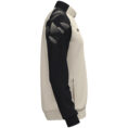JAKO Polyestervest Sonic 9326 in Off White/Zwart, modern en functioneel polyesterjack met schouderprint en JAKO-stippen, duurzaam, ademend en ideaal voor training, vrije tijd en sportieve activiteiten. JAKO Teamline Sonic