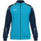 JAKO Polyestervest Sonic 9326 in aqua/marine, modern en functioneel polyesterjack met schouderprint en JAKO-stippen, duurzaam, ademend en ideaal voor training, vrije tijd en sportieve activiteiten. JAKO Teamline Sonic