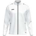 JAKO Vrijetijdsvest One 9800 in wit, modern en sportief vrijetijdsjack van 100% gerecycled polyester, ademend, duurzaam en ideaal voor dagelijks gebruik, reizen en actieve ontspanning. JAKO Teamline One