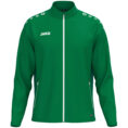 JAKO Vrijetijdsvest One 9800 in Sportgroen, modern en sportief vrijetijdsjack van 100% gerecycled polyester, ademend, duurzaam en ideaal voor dagelijks gebruik, reizen en actieve ontspanning. JAKO Teamline One