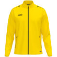 JAKO Vrijetijdsvest One 9800 in geel, modern en sportief vrijetijdsjack van 100% gerecycled polyester, ademend, duurzaam en ideaal voor dagelijks gebruik, reizen en actieve ontspanning. JAKO Teamline One