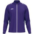 JAKO Vrijetijdsvest One 9800 in Paars, modern en sportief vrijetijdsjack van 100% gerecycled polyester, ademend, duurzaam en ideaal voor dagelijks gebruik, reizen en actieve ontspanning. JAKO Teamline One