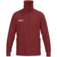 JAKO Tracksuite jas Wardrobe 9861 in robijnrood, sportieve retro tracksuit jas met geribde kraag en mouwboorden, hoog draagcomfort, praktische zijzakken en duurzame materialen, ideaal voor training en dagelijks gebruik. JAKO Teamline Wardrobe