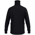 JAKO Tracksuite jas Wardrobe 9861 in zwart, sportieve retro tracksuit jas met geribde kraag en mouwboorden, hoog draagcomfort, praktische zijzakken en duurzame materialen, ideaal voor training en dagelijks gebruik. JAKO Teamline Wardrobe